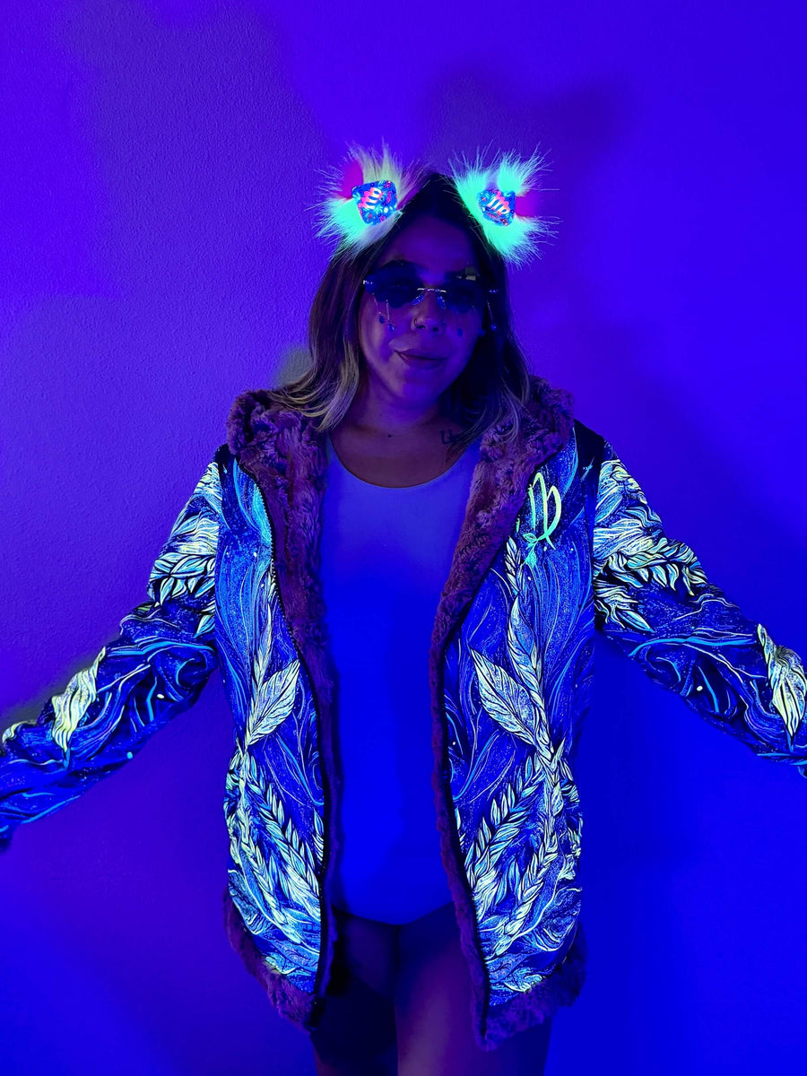 Zodiac Dreams ♍ Virgo Reversible Faux Fur Jacket