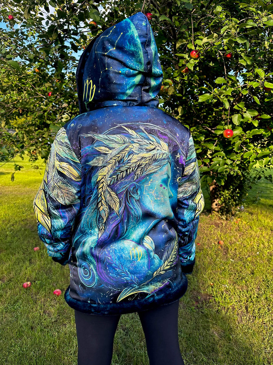 Zodiac Dreams ♍ Virgo Reversible Faux Fur Jacket